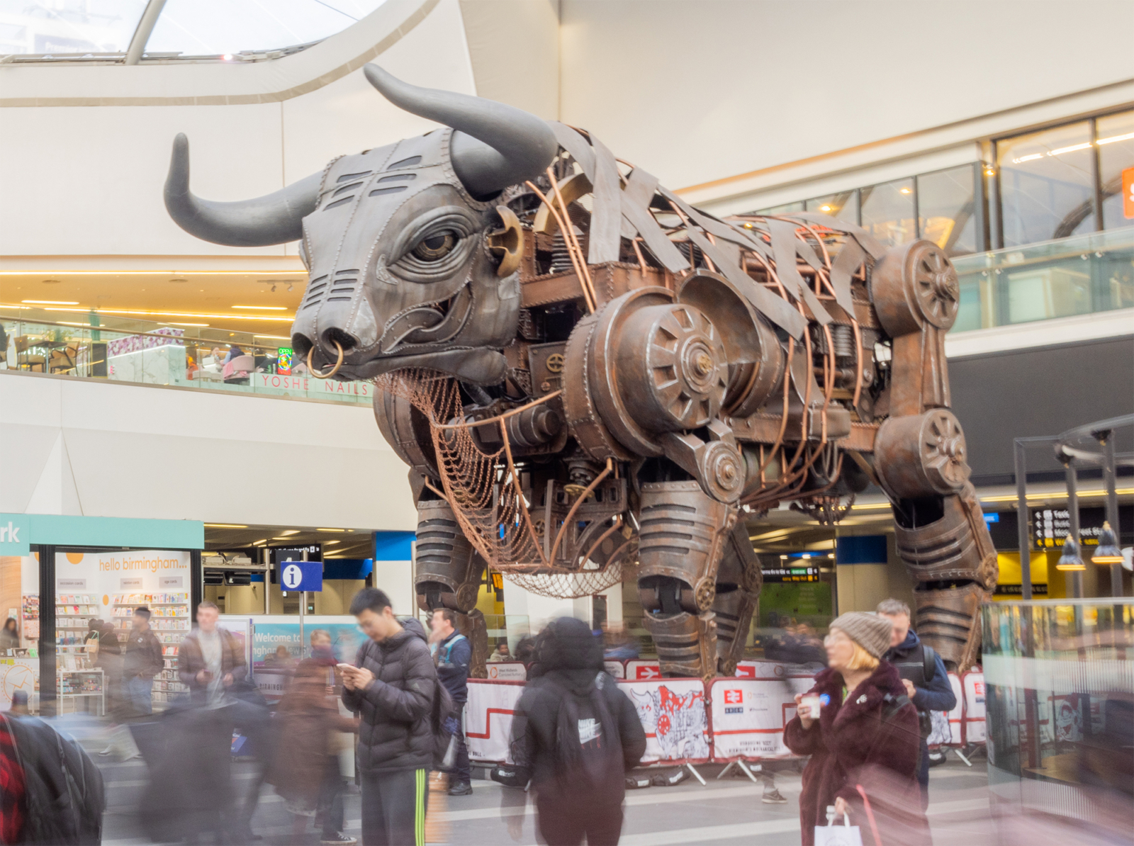 The mechanical bull in Birmingham