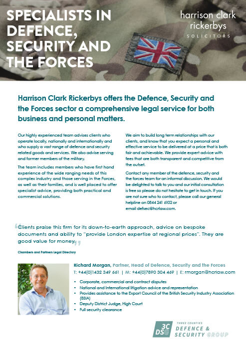 Specialists in Defence, Security and the Forces