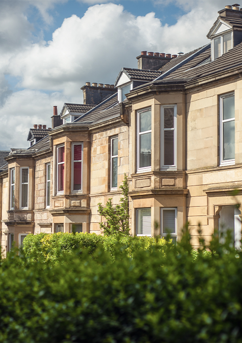 row of houses