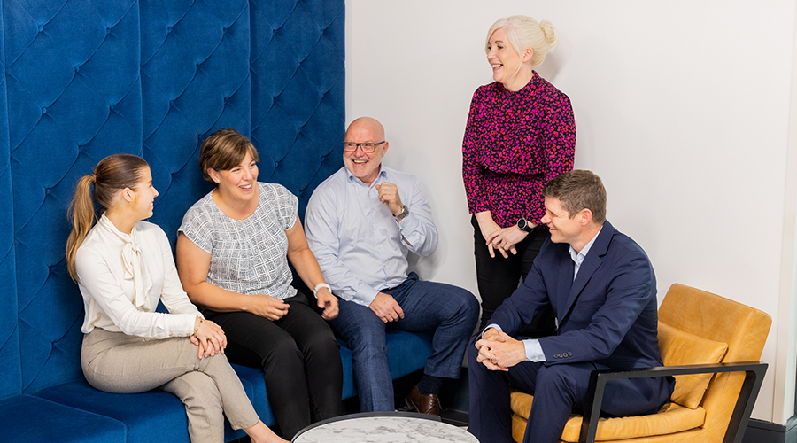 Five lawyers discussing restrictive covenant laws