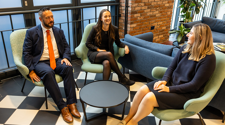 Lawyers having a meeting