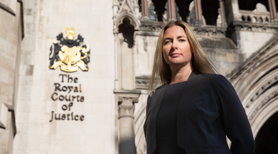 A Defence Lawyer outside the courts