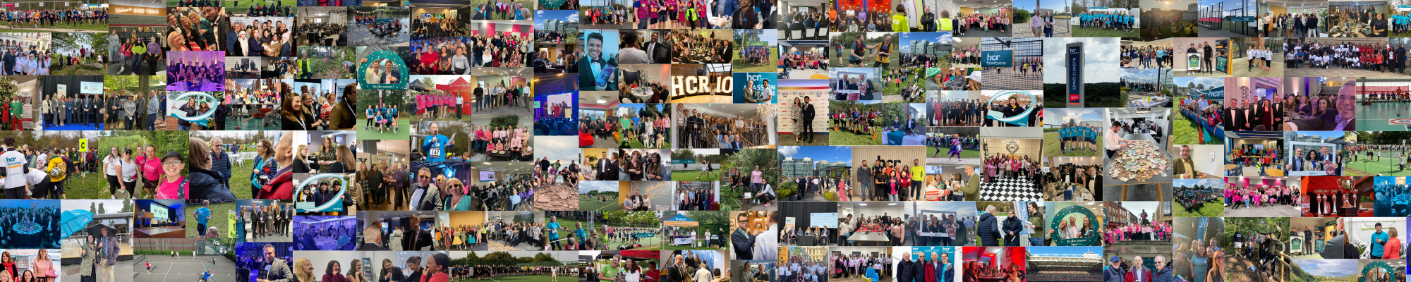 A collage of HCR staff showing what life at the firm looks like