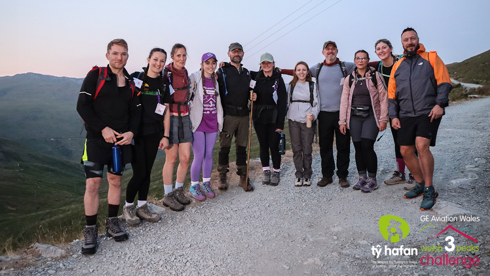 A group of our Cardiff office team members doing the Welsh Three Peaks Challenge.