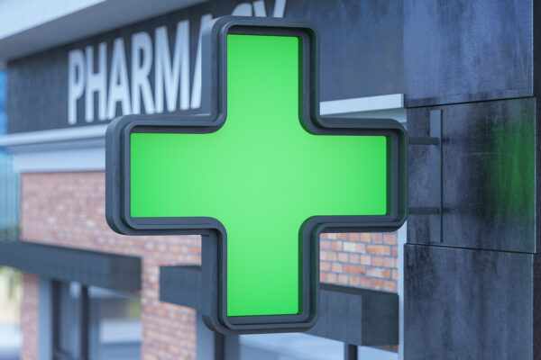 Green Cross Pharmacy Sign