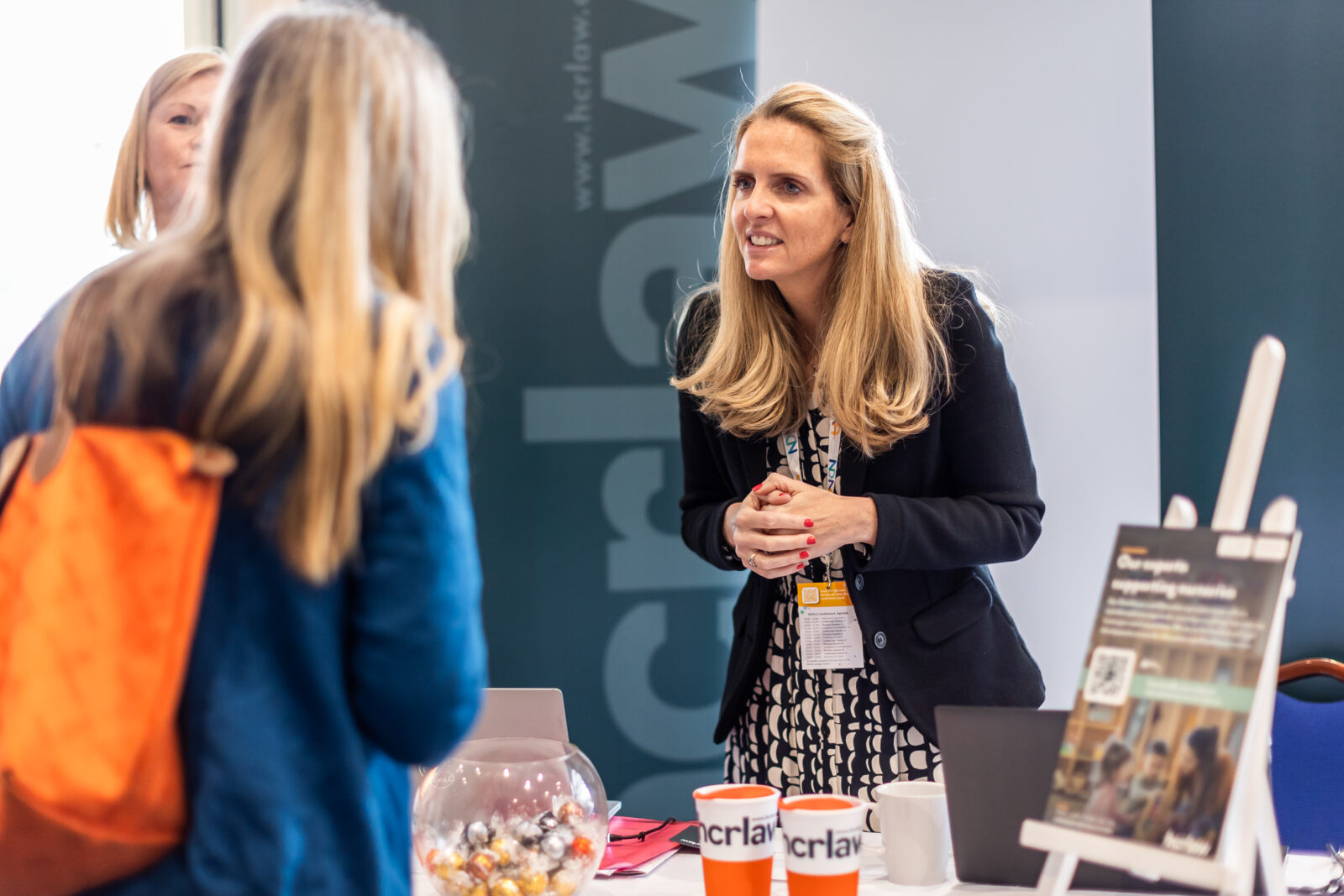 Photo of Rebecca Leask at an event