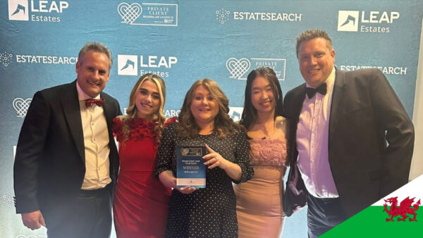 Private Client team with an award