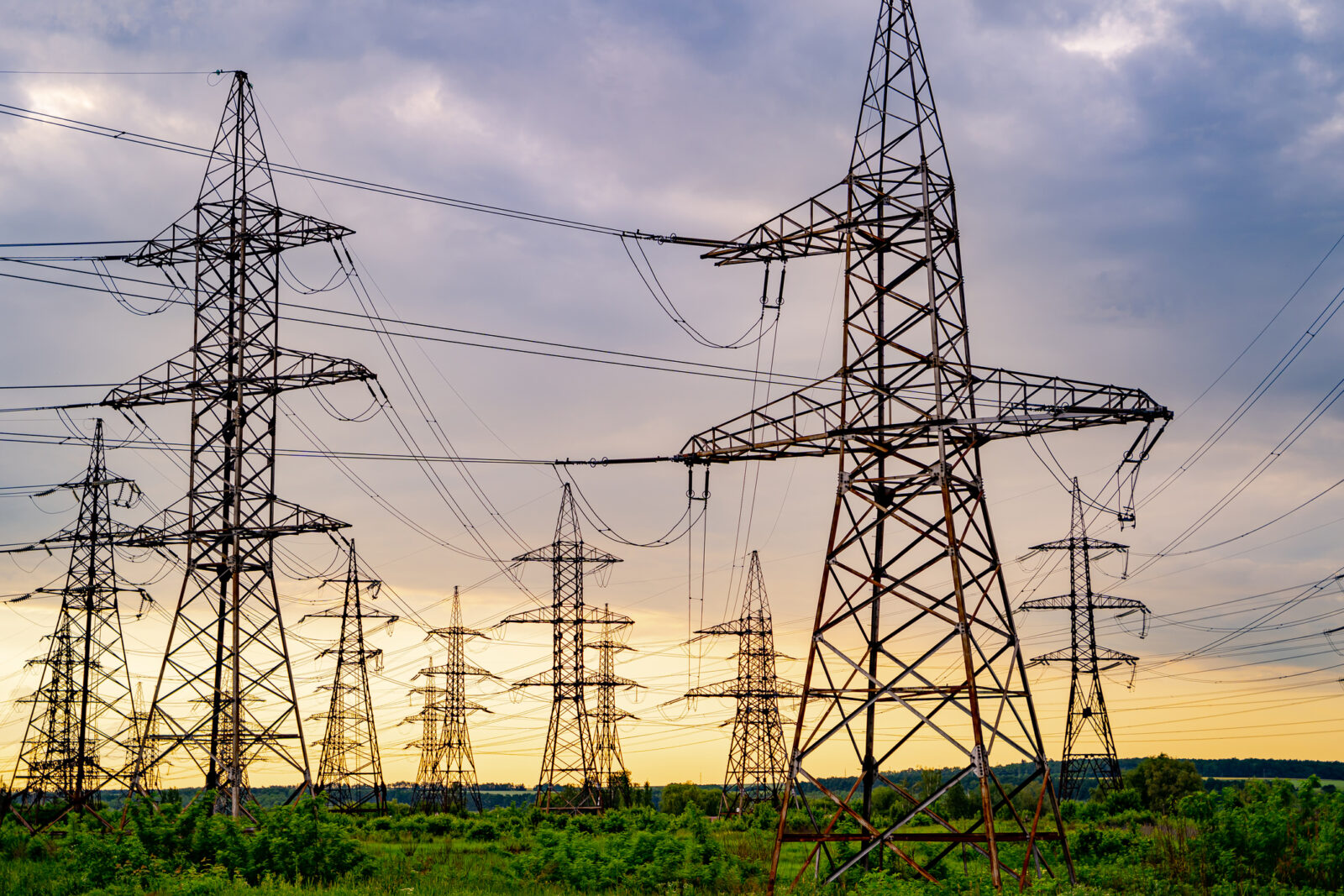 Photo of pylons