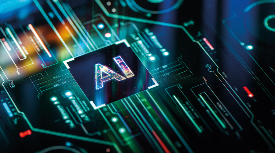 A 3d image of AI