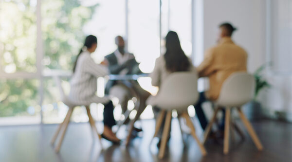A partnership meeting