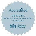We are accredited by Lexcel