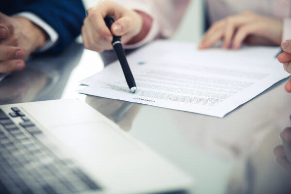 A person holding an NDA agreement
