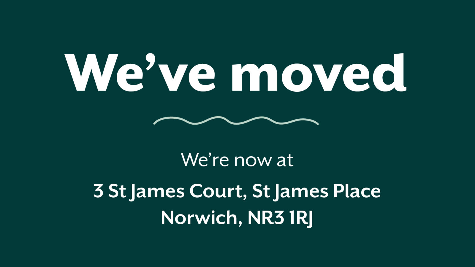 We've moved to our new office