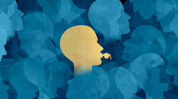 A graphic of a person with a whistle