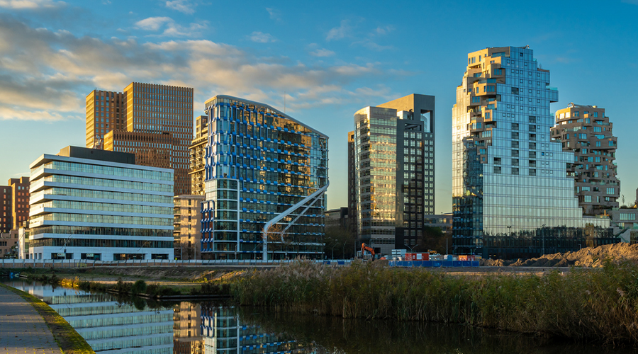 A picture of a city in the Netherlands
