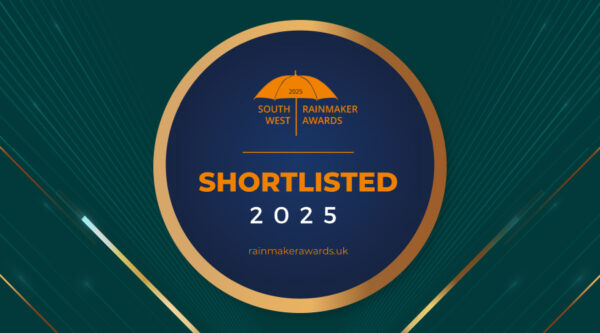 We've been shortlisted for the Rainmaker Awards