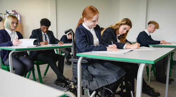 Pupils at a multi-academy trust in a lesson