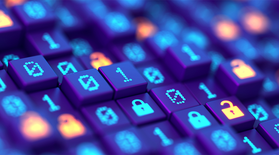 A 3d graphic representing data