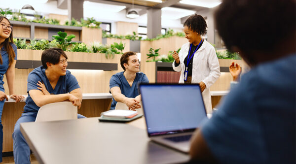 Student doctors in training
