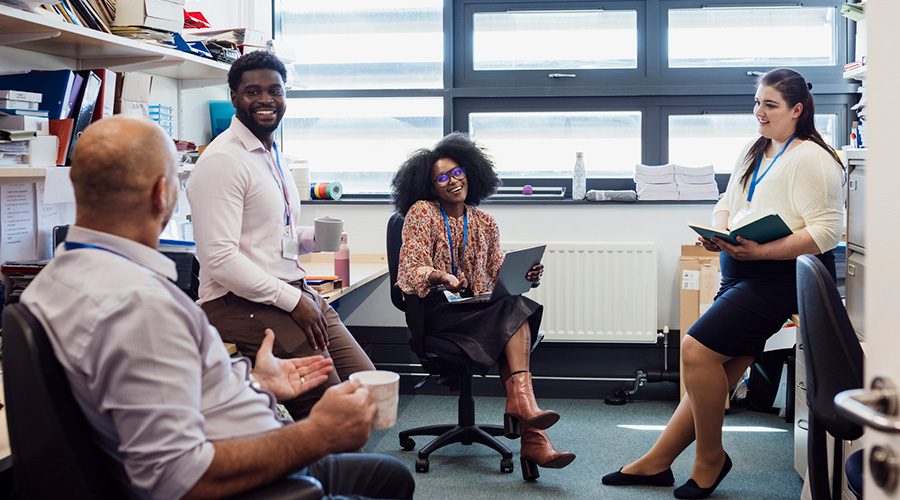 School teachers having a meeting