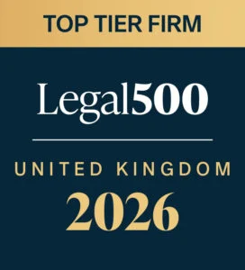 Legal 500 2026 – Top Tier Firm