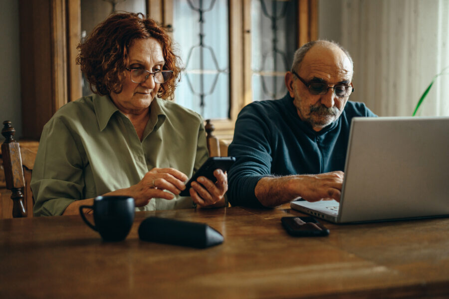 Two private clients making a digital legacy