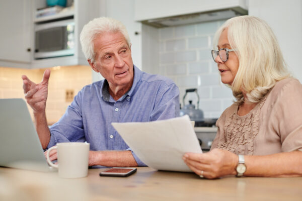 A couple dealing with a probate