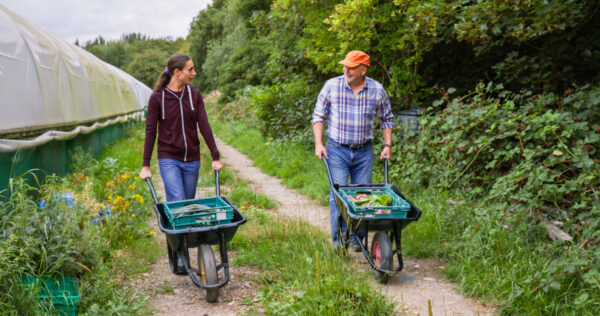 A farming family