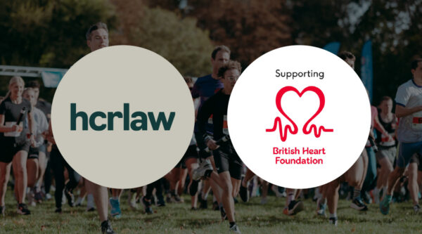 Logo of HCR Law and British Heart Foundation
