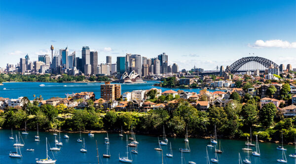 The Sydney skyline in Autralia