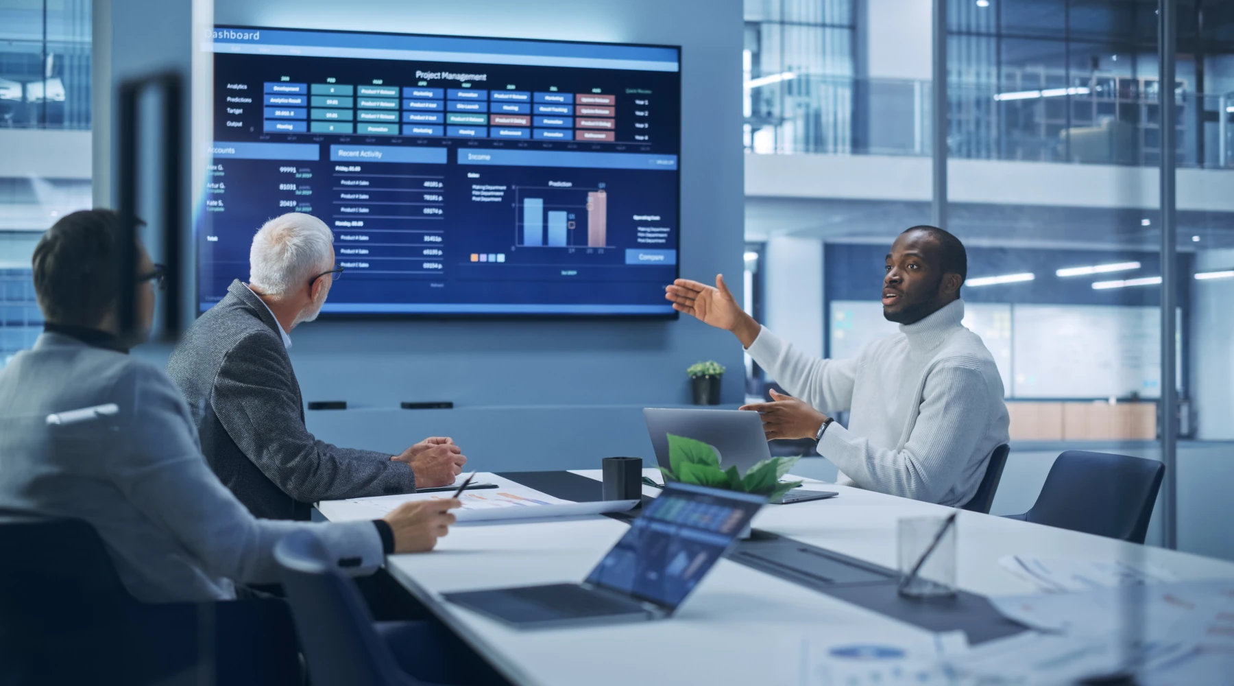 A private equity meeting