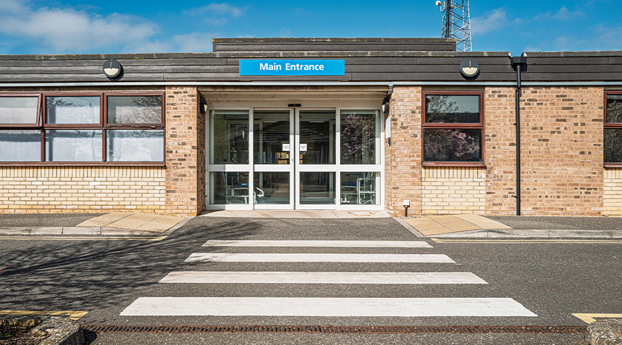A healthcare building