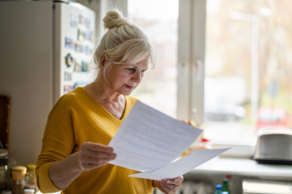 A relative checking a will