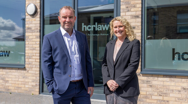Matt Hayes and Lynda Richards at our new Shrewsbury office.