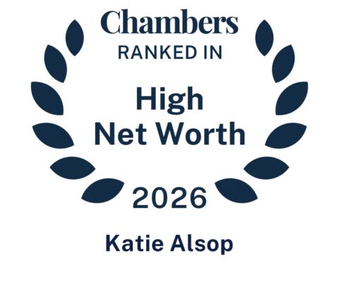 Ranked in High Net Worth Guide – Katie Alsop
