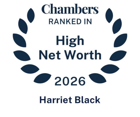 Ranked in High Net Worth Guide – Harriet Black