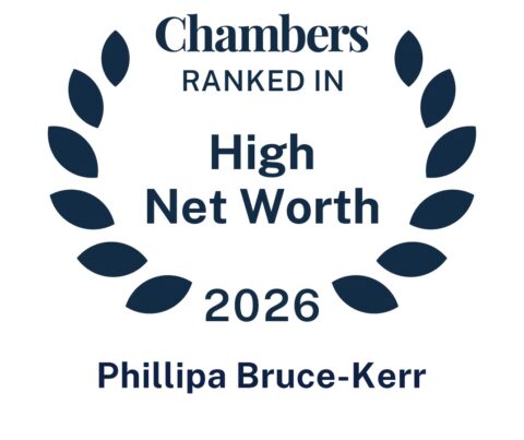 Ranked in High Net Worth Guide – Phillipa Bruce-Kerr