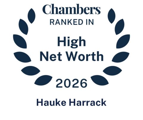 Ranked in High Net Worth Guide – Hauke Harrack