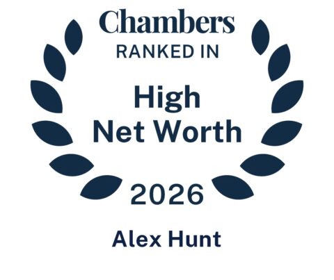 Ranked in High Net Worth Guide – Alex Hunt