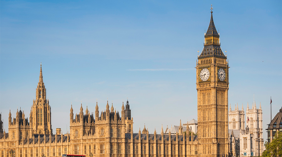 A skyline of London