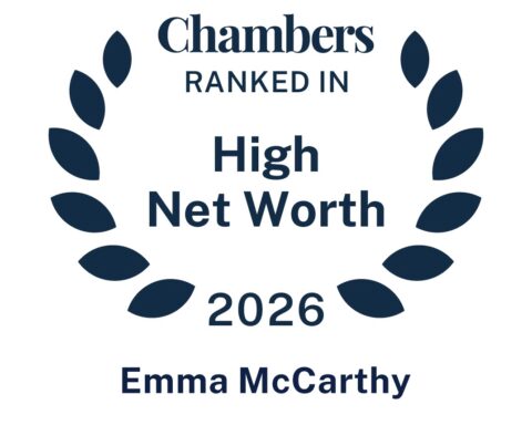 Ranked in High Net Worth Guide – Emma McCarthy