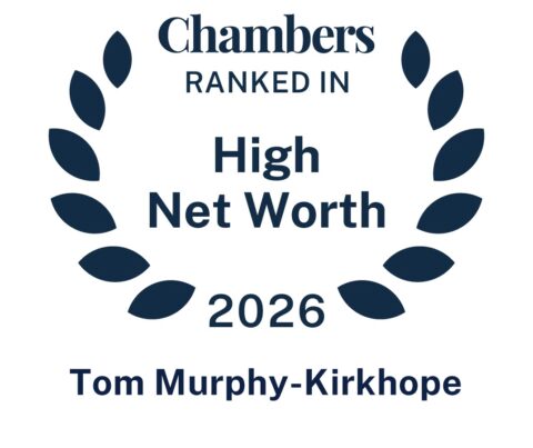 Ranked in High Net Worth Guide – Tom Murphy-Kirkhope