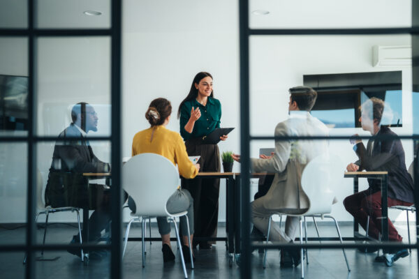 A group of employees