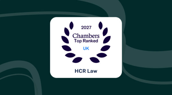 Chambers UK 2027 Top Ranked award badge for HCR Law