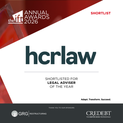 IFT – Shortlisted for Legal Adviser of the year